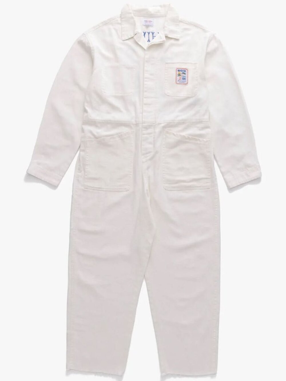 Juneshine x Banks Journal Off-White Utility Jumpsuit (Mens, Long-Sleeve)